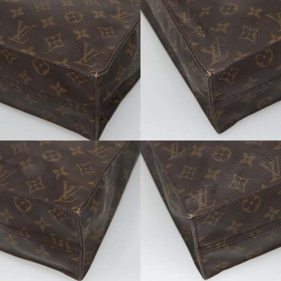 LOUIS VUITTON Monogram Sac Plat Hand Bag M51140 - Picture 10 of 12